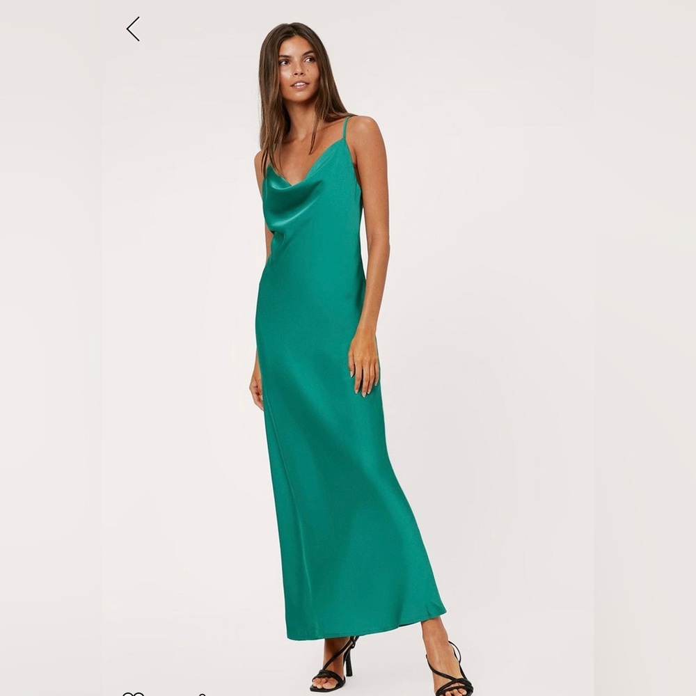 Nasty Gal green dress , size small.